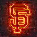 Neon Sign for Wall Decor Baseball Neon Light for Man Cave Birthday Gifts for Men With Dodge Baseball Team Logo Sign Led Sign for Bar Party Dorm Decoration Size16.1 * 12.2inch(LD062)