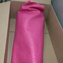 CAR PASS Heavy Duty Rubber Hot Pink Car Floor Mats & Cargo Liners, Deep Dish All-Weather Trunk Mats Durable Anti-Slip 3D Rhombus Waterproof Trim to Fit Liner Universal Fit Auto,Sedan,SUV,Truck, Pink