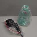 21oz Borosilicate Glass Water Bottles with Silicone Non-Slip Sleeve & Leak-Proof Lid-Reusable Drink Bottle for Office,Travel,Gym,Hiking-BPA Free,Ideal Gift for Home,Car &Fitness (Black)