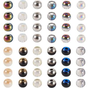 2 x KISSITTY 120 Grams 4mm Glass Seed Beads Crystal Round Colorful Small Spacer Beads for DIY Necklaces Bracelets Earrings Brooches Keychain Jewelry Making Crafting