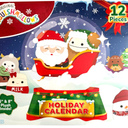 New Original Squishmallows 12 pc. Plush Holiday Calendar Box Set