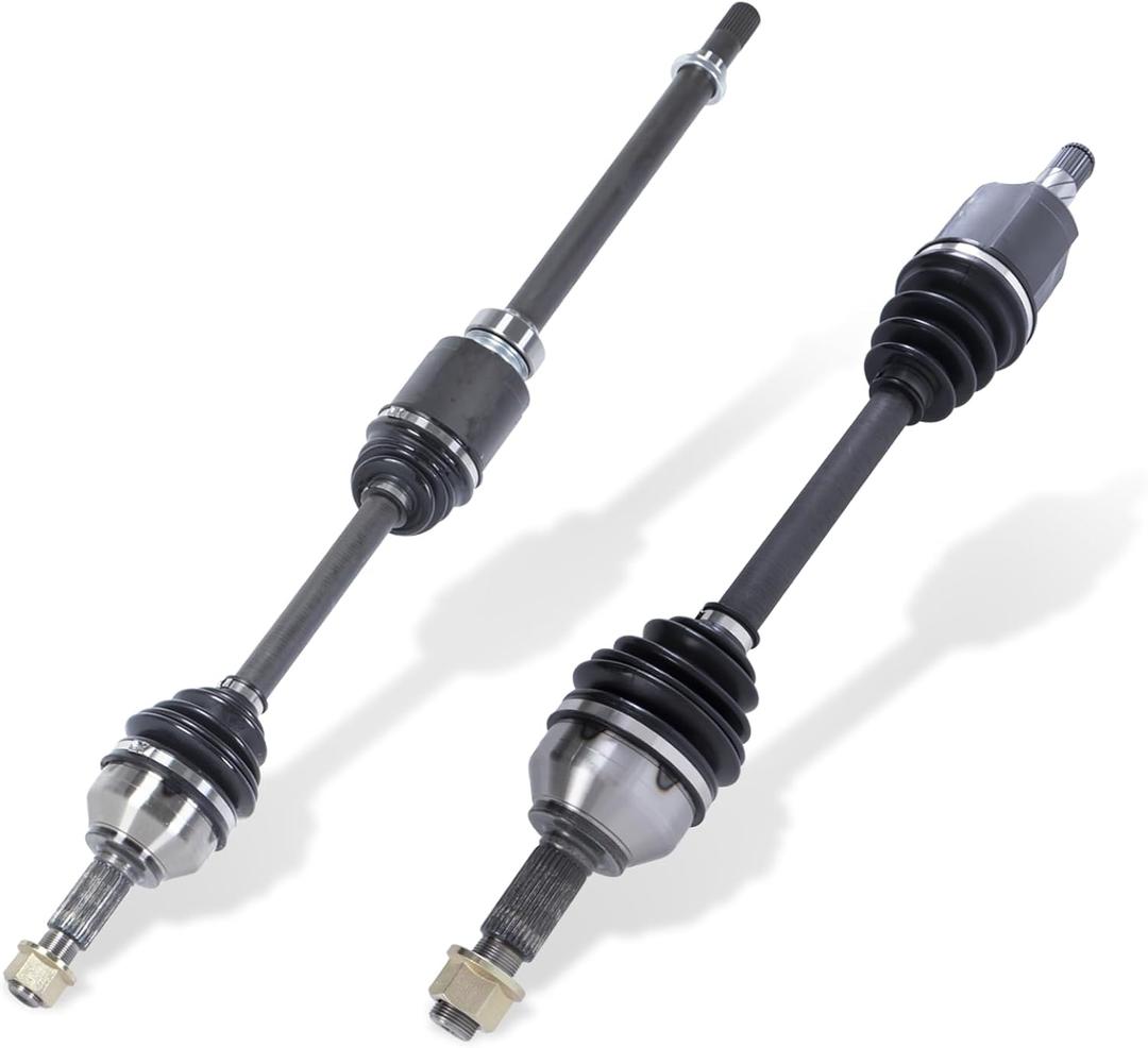 Front CV Axle Shaft Assembly Set Compatible with 2007-2013 Altima 2.5L, 2011-2013 Rogue, 2014-2015 Rogue Select, 2007-2012 Sentra 2.5L