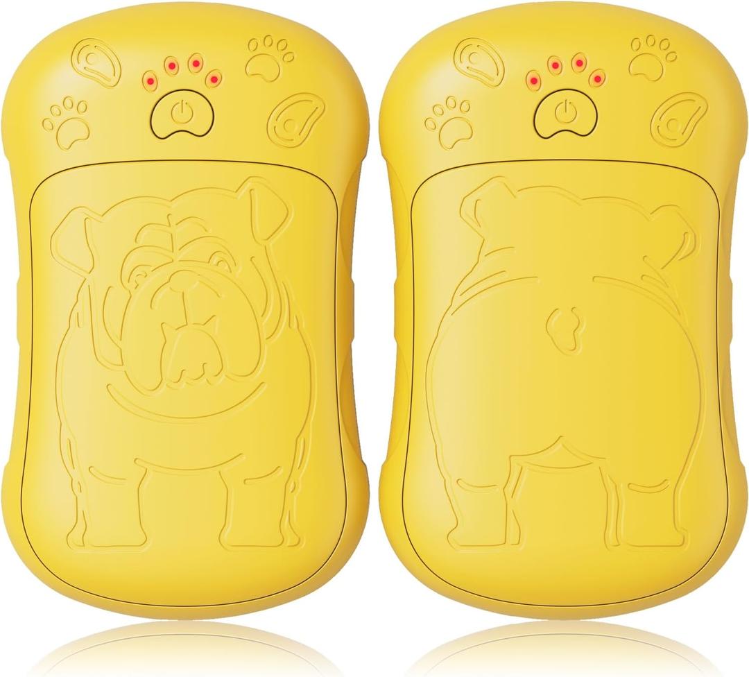 OLV Hand Warmers Rechargeable 2 Pack Strong Magnetic 18Hrs Longer Heating Portable Pocket-Sized Hand Warmer 6000mAh USB Hot Heater Birthday Gifts for Men Women Camping,Golf,Hunting,Travel Essentials