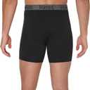 Hanes Men's Stay Dry Pouch Boxer Briefs, Performance Stretch Boxer Brief With Leak Protection, 3-pack (Black, S)