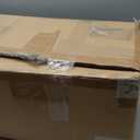 5FT Prelit Flocked Christmas Tree with Light, Snowy Pine Design, 200 Warm White LED Lights, Hinged Branches, Metal Stand, Realistic Artificial Xmas Tree for Indoor Holiday Decoration