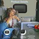 36"x22" Frameless RV Sliding Window | DOT-Approved Tinted Tempered Glass, Mesh Screen | Anodized Aluminum, Smooth Modern Design | Includes Hardware