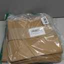 FMP Brands 100 Pack 10x7x12 Inches Kraft Paper Gift Bags with Handles Bulk, Durable Brown Paper Bags for Party Favors, Craft Gift Bag for Birthday Packaging, Small Business and Shopping Lunch