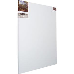 MASTERPIECE Z1MA-4872 Monet Pro 1.5" Deep Muir Belgian Linen 12.0 oz Acrylic Primed Stretched Canvas 48" x 72" White