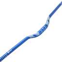 FIFTY-FIFTY Mountain Bike Riser Handlebar, Aluminum Alloy MTB Handlebar, 31.8mm Diameter, 780mm Wide Bicycle Bar, Blue, 35mm Rise