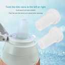Bottle Bite Valve Replacement, 4PCS Soft Silicone Prevent Leakage Water Bottle Mouthpiece Valve for 20oz, 26oz, 30oz, 32oz Water Bottle