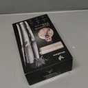 Advanced Vacuum Beard Trimmer for Men: Vacuum Mustache Trimmer with Precision Knob, Adjustable 20mm Length Settings, 2 Combs, IPX6 Waterproof-Rechargeable Vacuum Trimmer for Beard, Black