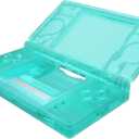 eXtremeRate Emerald Green Replacement Full Housing Shell for Nintendo DS Lite, Custom Handheld Console Case Cover with Buttons, Screen Lens for Nintendo DS Lite NDSL - Console NOT Included