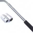 Universal Lug Wrench (17mm, 19mm, 21mm & 23mm) Wheel Brace for Car Wheel Nut Wrench Labor Saving Removel Tyre Wrench (20'')