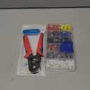 Ferrule Crimping Tool Kit - 1800PCS Wire Ferrules (AWG 23-7) with Self-Adjusting Ratchet Crimper Plier, Wire Ends Terminals Connectors Set for Electrical Wiring, Automotive, Audio, DIY