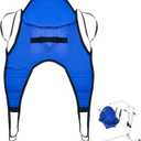 VEVOR Patient Lift U-Sling with Head Support- Medium Size, Divided Leg Transfer Sling for Bathing, Patient Lift Medical Sling for Elderly, Disabled, Bedridden, 600LBS
