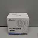 Dog Shower Attachment, Pet Shower Set with 9.84ft Hose, 3-mode Handheld Dog Shower Head, Pet Shower Attachment, No Drill Hook, Pet Bathing Tool (White)