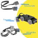 32PCS Power Function Motor Set Compatible with Technic-Parts L Brand AA/AAA-Battery-Box Remote-Control Adjustable Speed Motor Parts