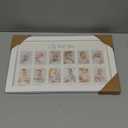 My First Year Photo Frame,12 Months Baby Picture Frame for Newborn Girl,Boy-Baby Shower Gifts Keepsakes,Monthly Baby's One Year Birthday Milestone,1st Nursery Photo Collage Display Board(Alpine White)