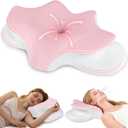 Cervical Neck Pillow for Pain Relief, Ergonomic Contour Pillow for Sleeping, 2 Heights Cooling Pillow for Neck and Shoulder Support, Memory Foam Orthopedic Pillow for Side Back Stomach Sleepers