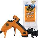 Gorilla Dual Temp Mini Hot Glue Gun Kit with 30 Hot Glue Sticks, 1 Pack - Glue Gun + 30 Sticks, Set of 3