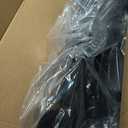 HECASA Under Seat Storage Box Compatible with 2002-2019 Dodge Ram 1500 2500 3500 Quad/Crew/Classic Crew Cab Pickup 60/40 Split Rear Bench Seat Gearbox Storage Liner Plastic Black