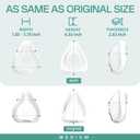 Replacement Cushion for AirFit F20 Mask Medium, 2-Pack Compatible with Original F20 Frame, Reliable Seal & Perfect Fit for Full Face Mask