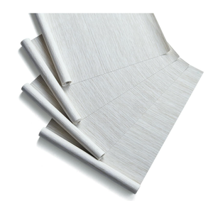 Replacement Fabric Panels – Fabric Only – 4 Panels (23” x 96”) – Trimmable, Natural Woven, Light-Filtering, Easy Swap – Fits Most Panel Track Blinds,Beige Cream