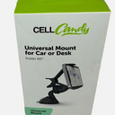 Cell Candy - Universal Cell Phone Mount for Car or Desk - Black