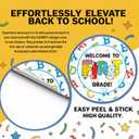 4 x Back to School Alphabet Stickers  Colorful Welcome Stickers for a New School Year, 40 Pieces for Classroom Decor, School Events, and Learning Motivation
