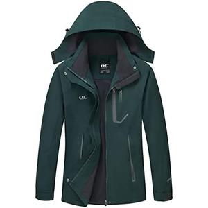 Diamond Candy Women's Waterproof Rain Jacket with Hood Lightweight Outdoors Raincoat, Large