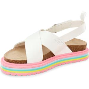 Carter's girls Candy (4 Toddler, White)