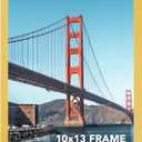 OMISHE 10x13 inch Picture Frame Gold for Wall Hanging, 10 x 13 Frame Wall Gallery Photo Frame, Gold