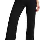 Yogipace Petite/Regular/Tall Women's Pull-on High Rise Stretch Relaxed Fit Dress Pants Soft Ponte Bussiness Casual Trouserm M