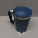 Self Stirring Coffee Mug, 18 oz Automatic Magnetic Electric Mixing Cup Stainless Steel Travel Cup for Coffee, Chocolate, Milk, Tea, Office, Home, Kitchen (Deep Navy)