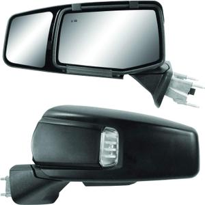 K SOURCE Snap & Zap 80930 Custom Fit Towing Mirror for 2019-2024 Silverado 1500, Sierra 1500, Patented, Driver and Passenger Side