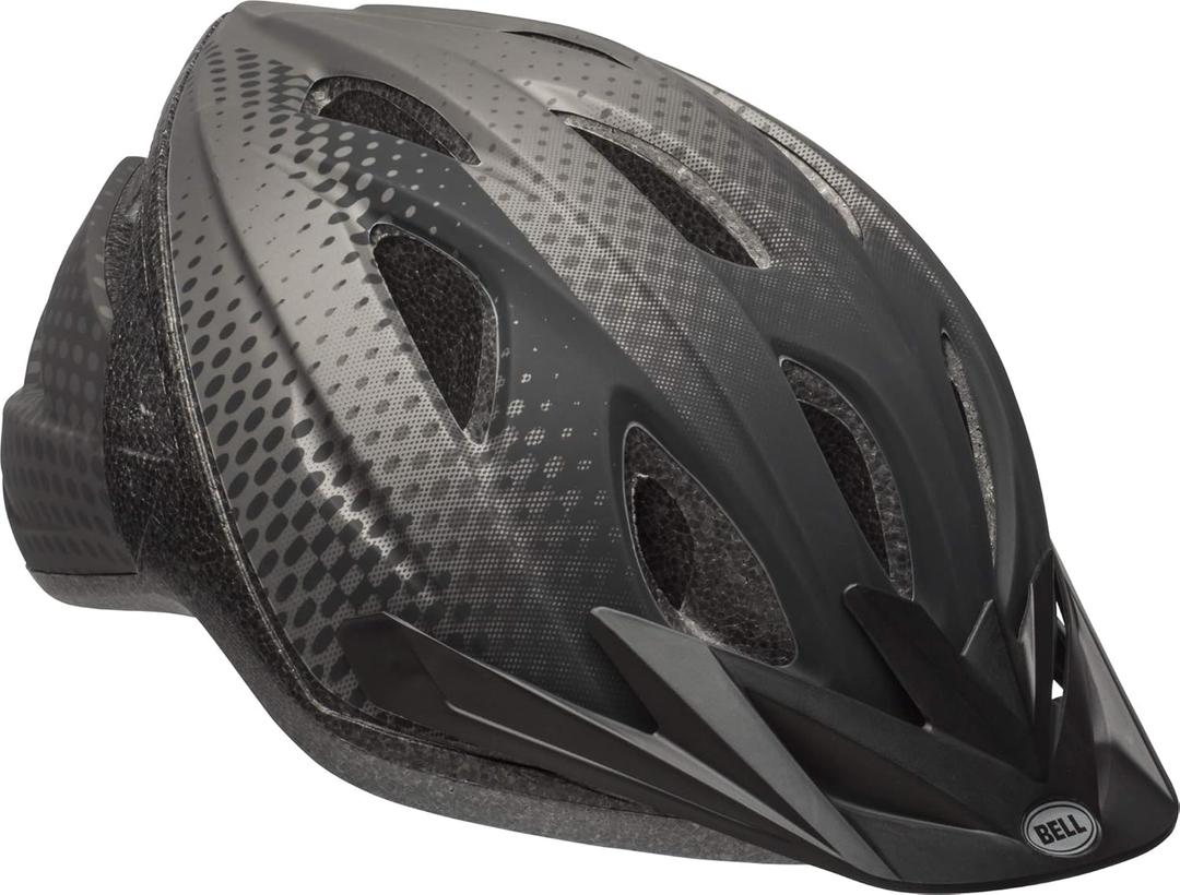 Bell Surge Adult Bike Helmet (One Size, Black/Titanium Halo)