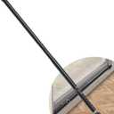 DIIG Sliding Door Security Bar 17.7-50.5inch Adjustable Locking Window Safety Bar with Rubber Tips,Diameter 1inch Window Security Bar for Home Apartment Travel (Black)