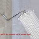 NearMoon Adjustable Shower Arm Universal Connection, Extension Arm, Adjust Angle to Upgrade Shower Experience, Easy to Install, Anti-leak (11 Inch, Chrome Finish)