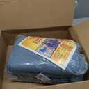 SIMPLI-MAGIC Premium Cotton Shop Towels 14"x12" (125 Pack)  Reusable Cleaning Shop Rags for Automobiles, Industries, Garage and Homes (Blue)