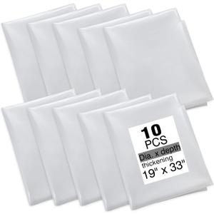 Dust collector bags 10pcs 5mil(width x depth 19"x33", dia. 12.1in), For Dust Collector Bags for machine