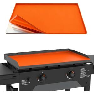 KITCHEN PERFECTION 28" Premium Silicone Griddle Cover Mat for Blackstone Griddle 28 Inch - Hermetic Protection from Rust & Debris All Year, Fits All Blackstone 28 Inch Models - Food Grade Silicone