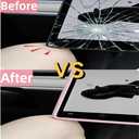 4PCS Silicone Center Console Accessories Kit for Tesla Center Console Mat Cup Holder Insert Screen Edge Protector Frame Mirror Frame Protectors (Pink Model Y Juniper)