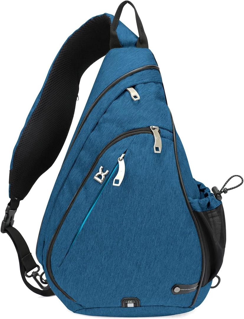 INOXTO Sling Bag, Multipurpose Crossbody Shoulder Bag for Men and Women