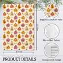 Giosve Halloween Pumpkin Kitchen Towels, Farmhouse Fall Spooky Pumpkin Botanical Decorative Hand Towels for Bathroom, Halloween Dish Tea Towel for Kitchen Decor, 16x24 Inch