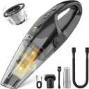 Handheld Vacuum Cordless Rechargeable, Car Vacuum Cleaner with LED, USB Charge, 1.65LBs Hand Vacuum Cordless, for Car/Home/Pet