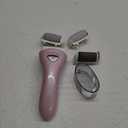 Electric Foot Callus Removers Rechargeable, Portable Electronic Foot File Pedicure Tools, Electric Callus Remover Foot Scrubber Kit, Professional Foot Care Ideal Gift for Dead, Hard Cracked Dry Skin (002-Pink)