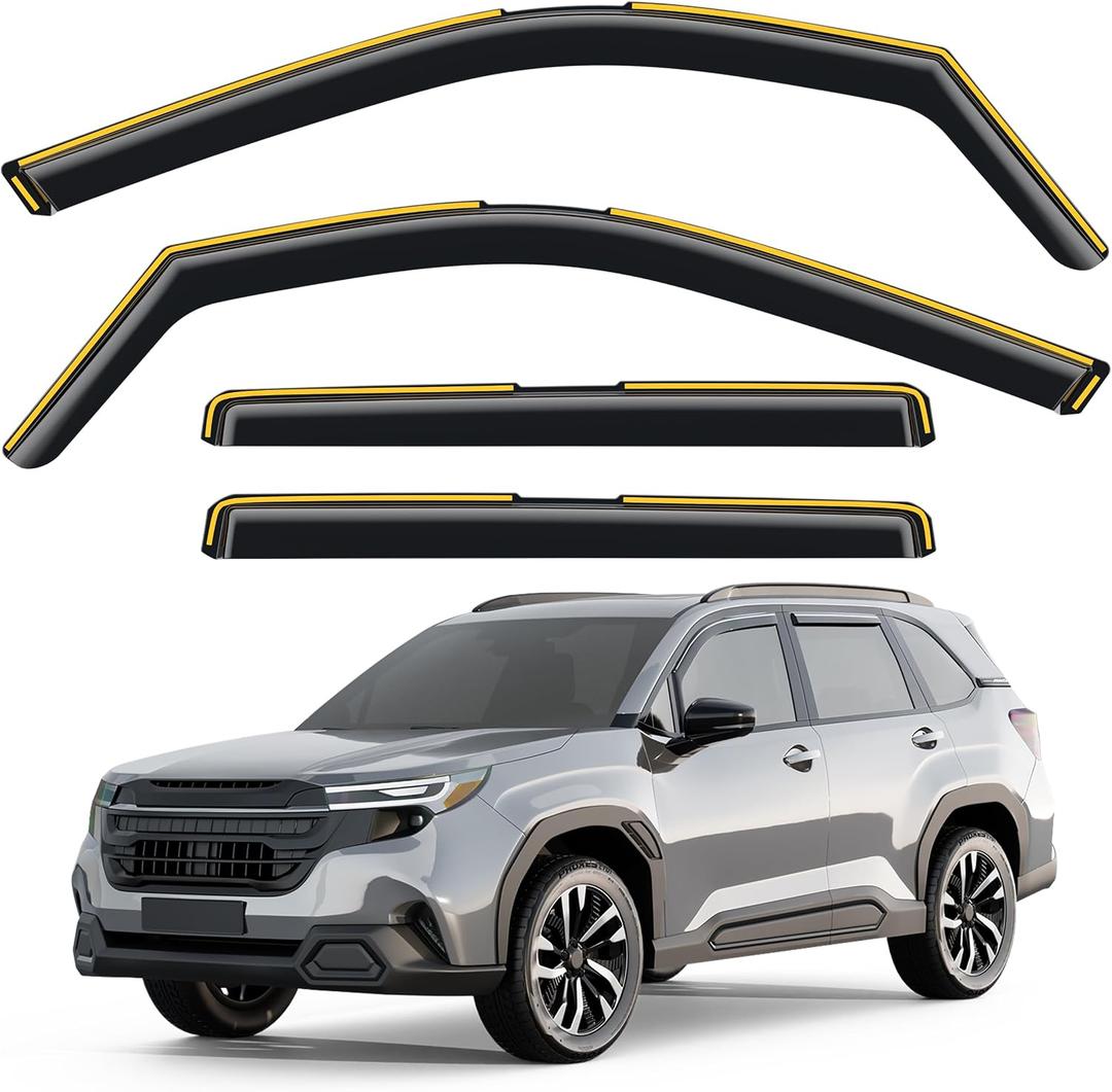 in-Channel Window Visors Rain Guards for Subaru Forester 2025 2026