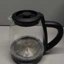 Chefman 1.7-Liter Electric Tea Kettle w/ Borosilicate Glass and Automatic Shutoff - Black