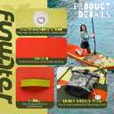 FunWater Inflatable Stand Up Paddle Board with Beginners SUP Accessories, Size: 11' x 33" x 6"