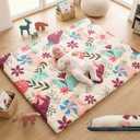 1.6" Thick Baby Play Mat, 71x59 Removable & Machine Washable Cover